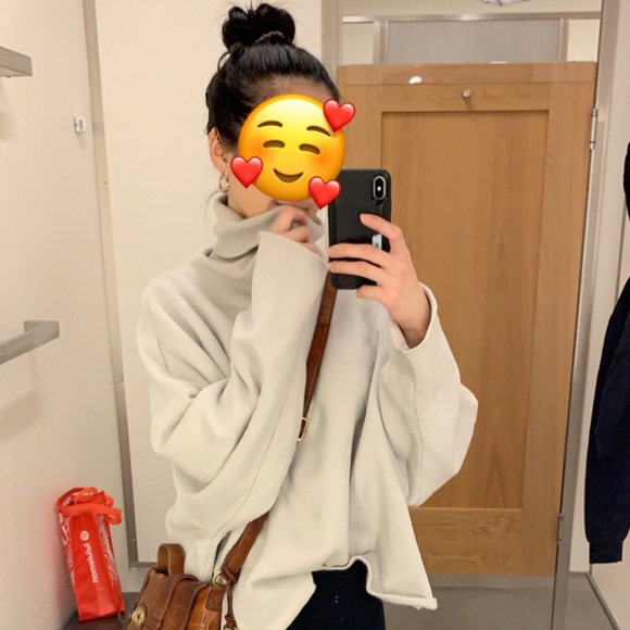 OAK + FORT Sweaters - Oak and fort beige turtleneck sweater